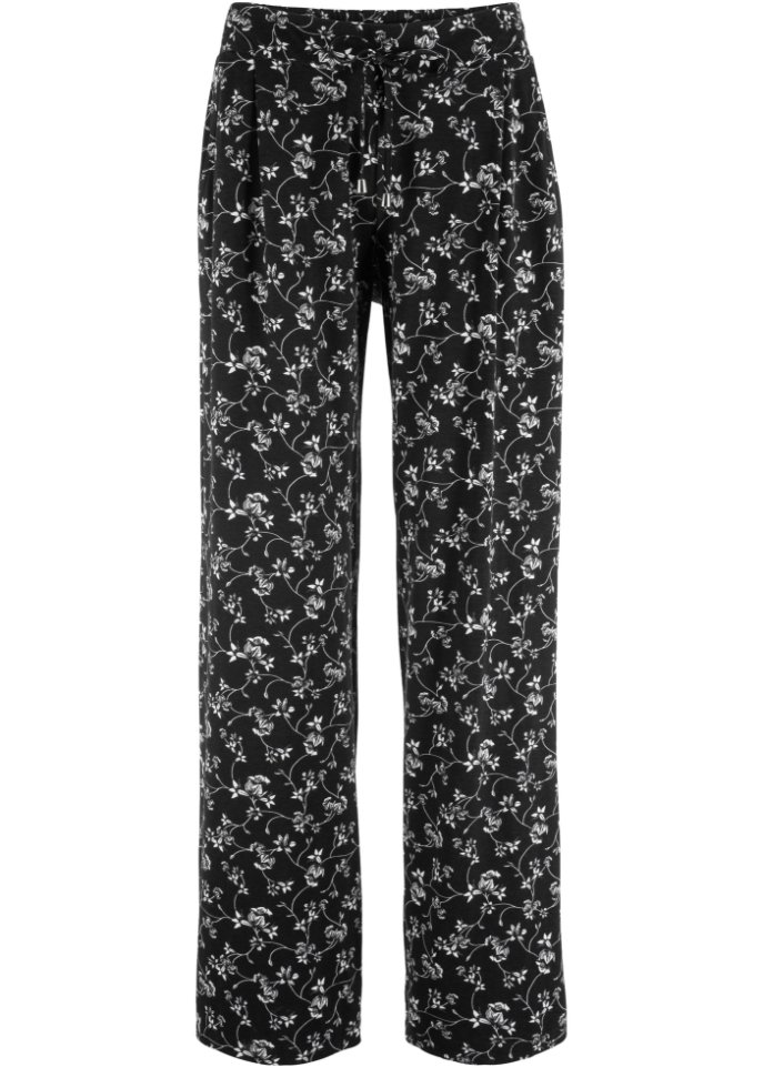 Palazzo-Hose mit Rundumgummibund