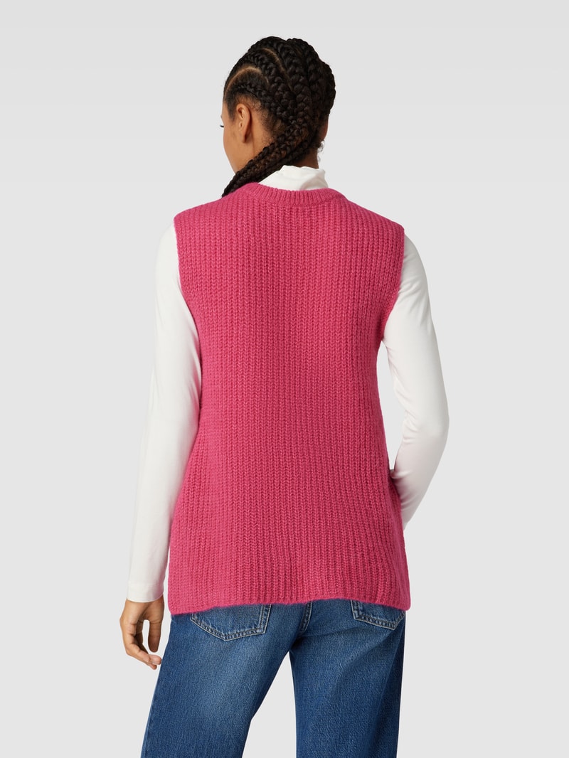 Pullunder mit Label-Detail Modell 'Style.Elisa' in pink