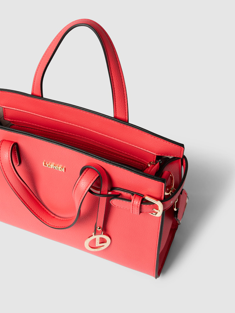Handtasche mit Label-Detail Modell 'INSANTE' in koralle