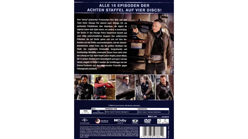 Chicago P.D. - Season 8  [4 DVDs]