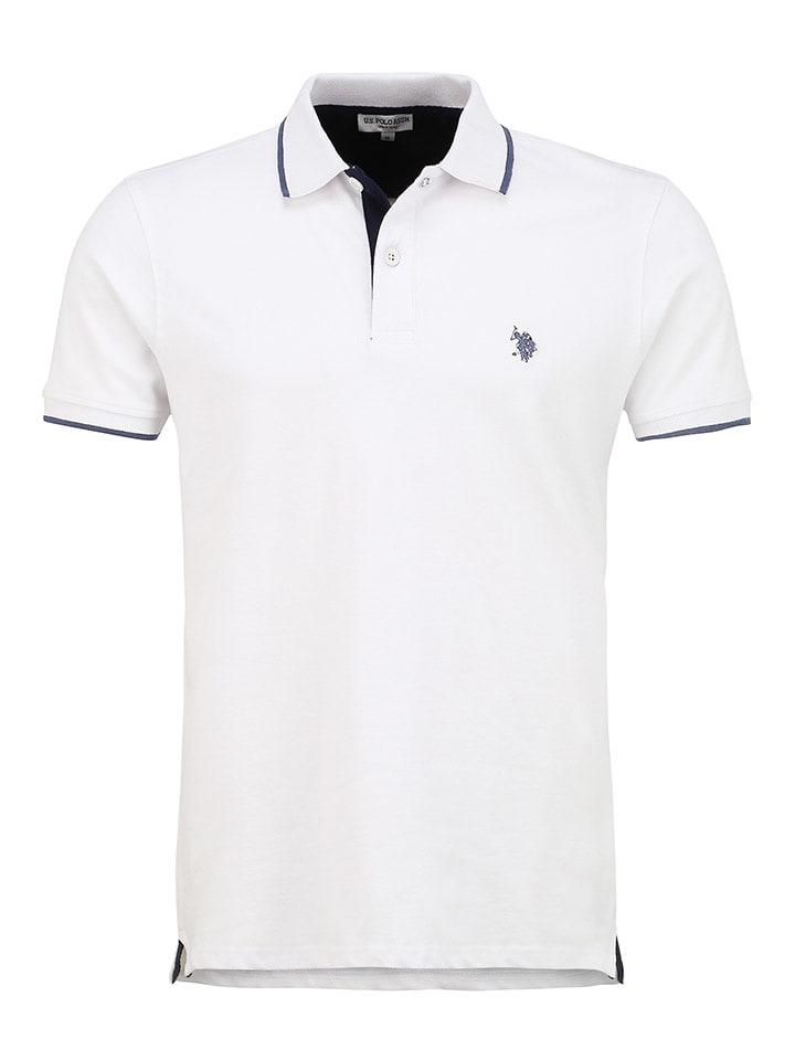 U.S. Polo Assn. Poloshirt in Weiß günstig kaufen