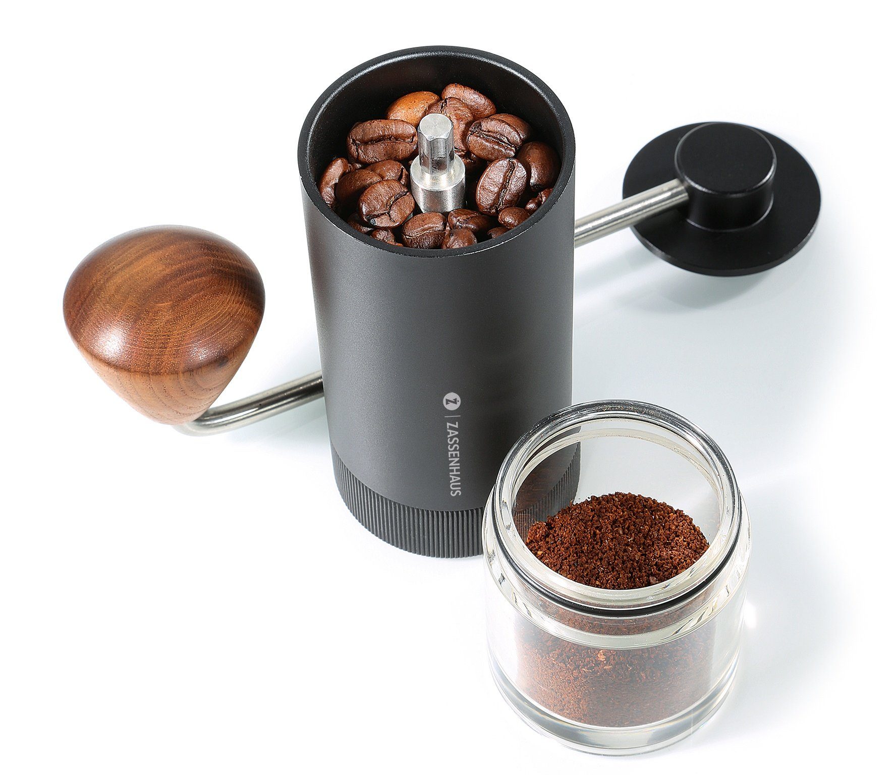 ZASSENHAUS Kaffeemühle Kaffeemühle Espressomühle Manuell Hand Edelstahl Zassenhaus EXPERT