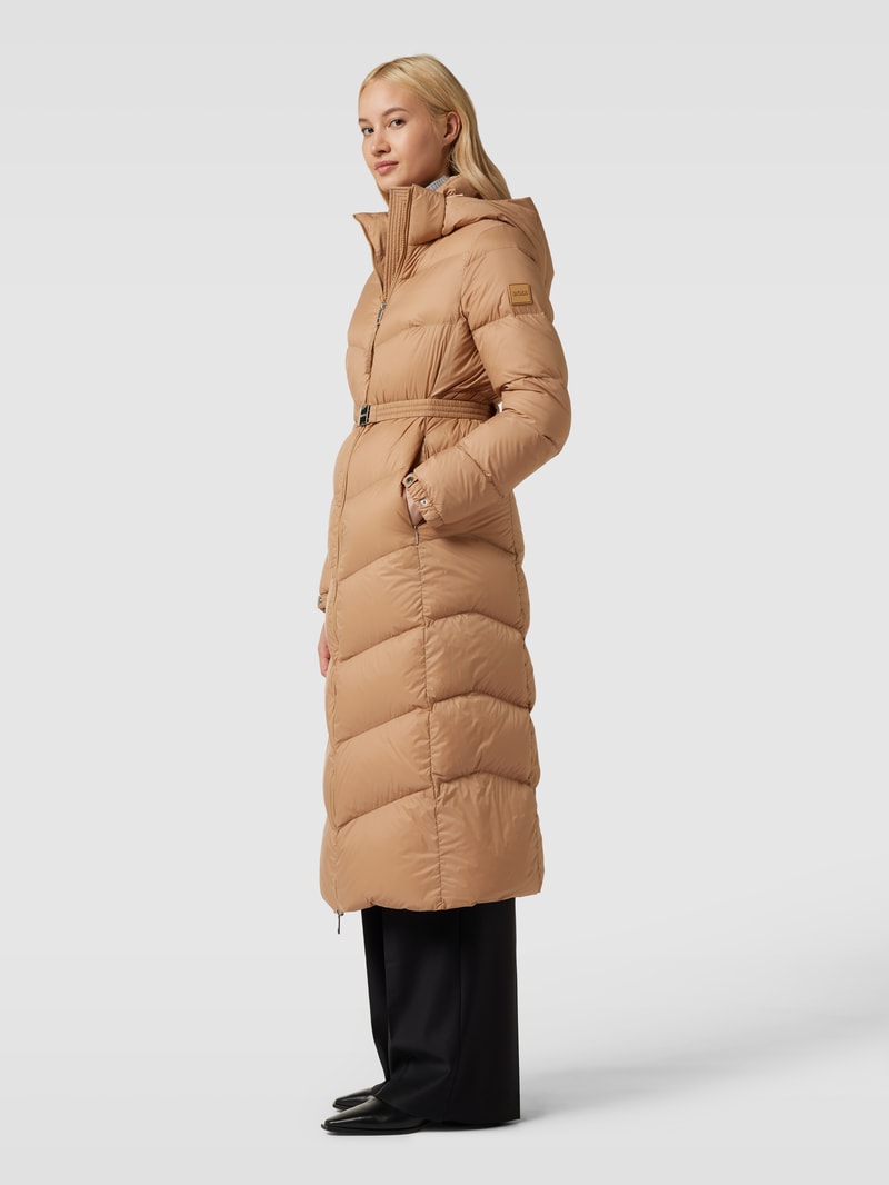 Steppmantel mit Kapuze Modell 'Pamaxi' in camel