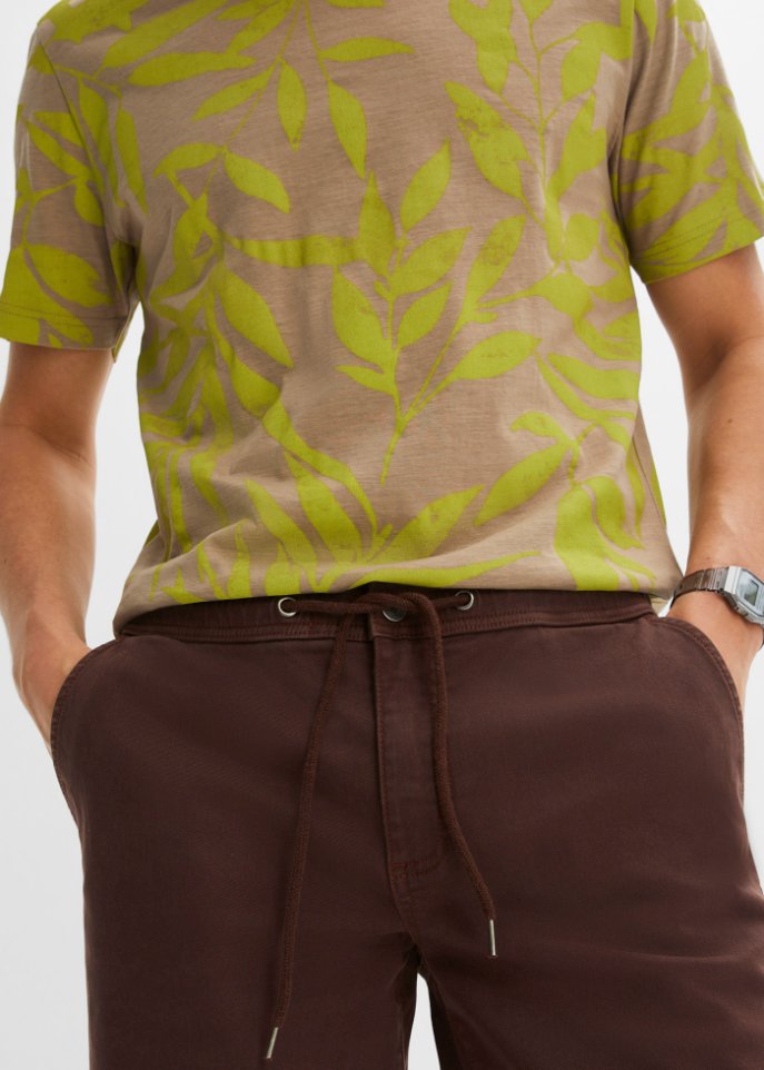 Coloured Jeans-Bermuda, Loose Fit