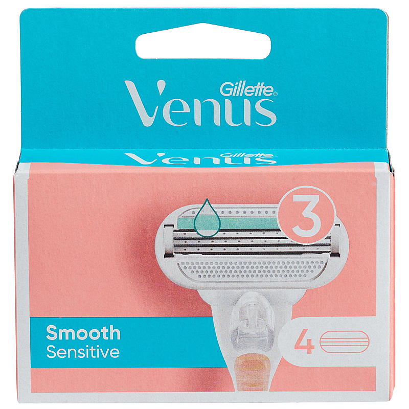 Gillette Gillette blader 4-pk Venus smooth sensitive