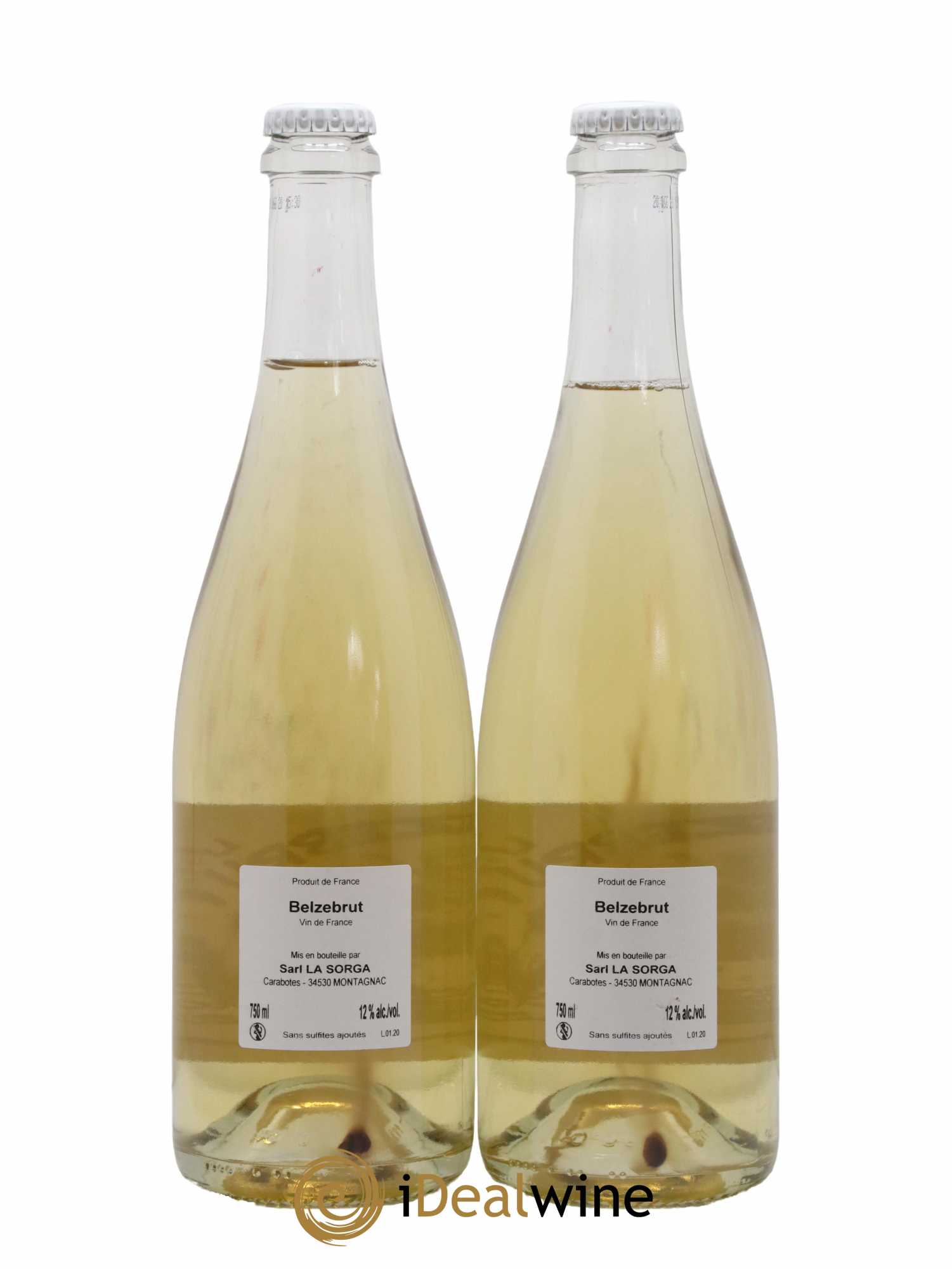 Vin de France Belzébrut La Sorga 2020 - Lot de 2 Bouteilles