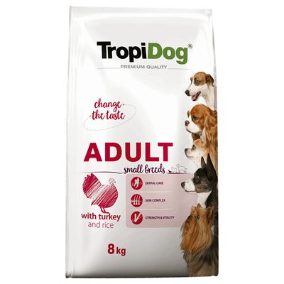 Tropidog Premium Adult Small Truthahn & Reis