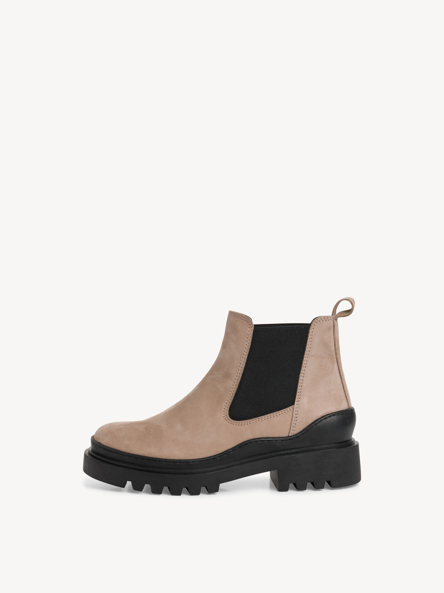 Bottine Chelsea en cuir - marron