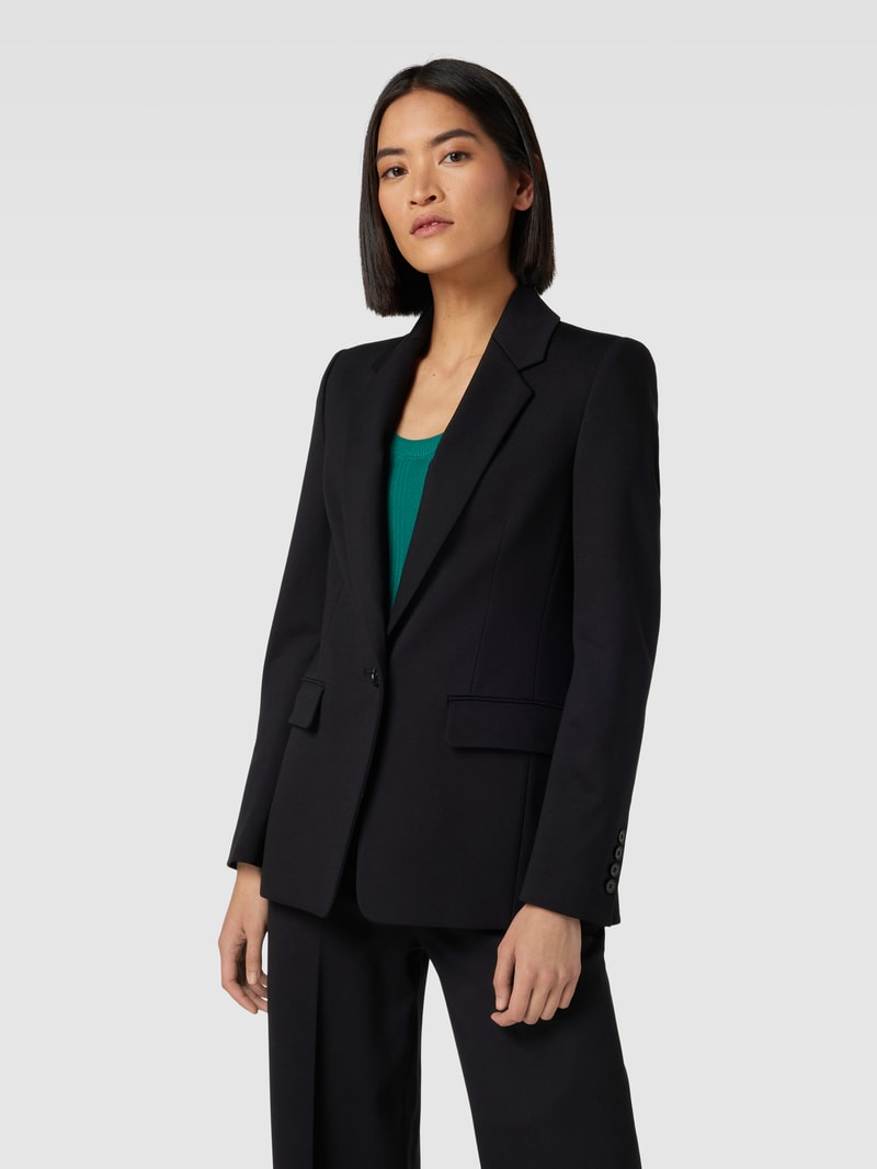 Blazer mit Reverskragen Modell 'ATLIN' in schwarz