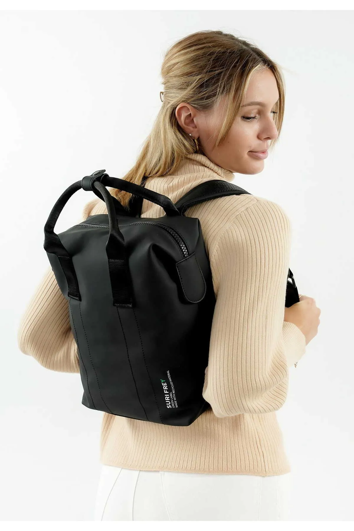 SURI FREY  Rucksack - Schwarz - Unifarben