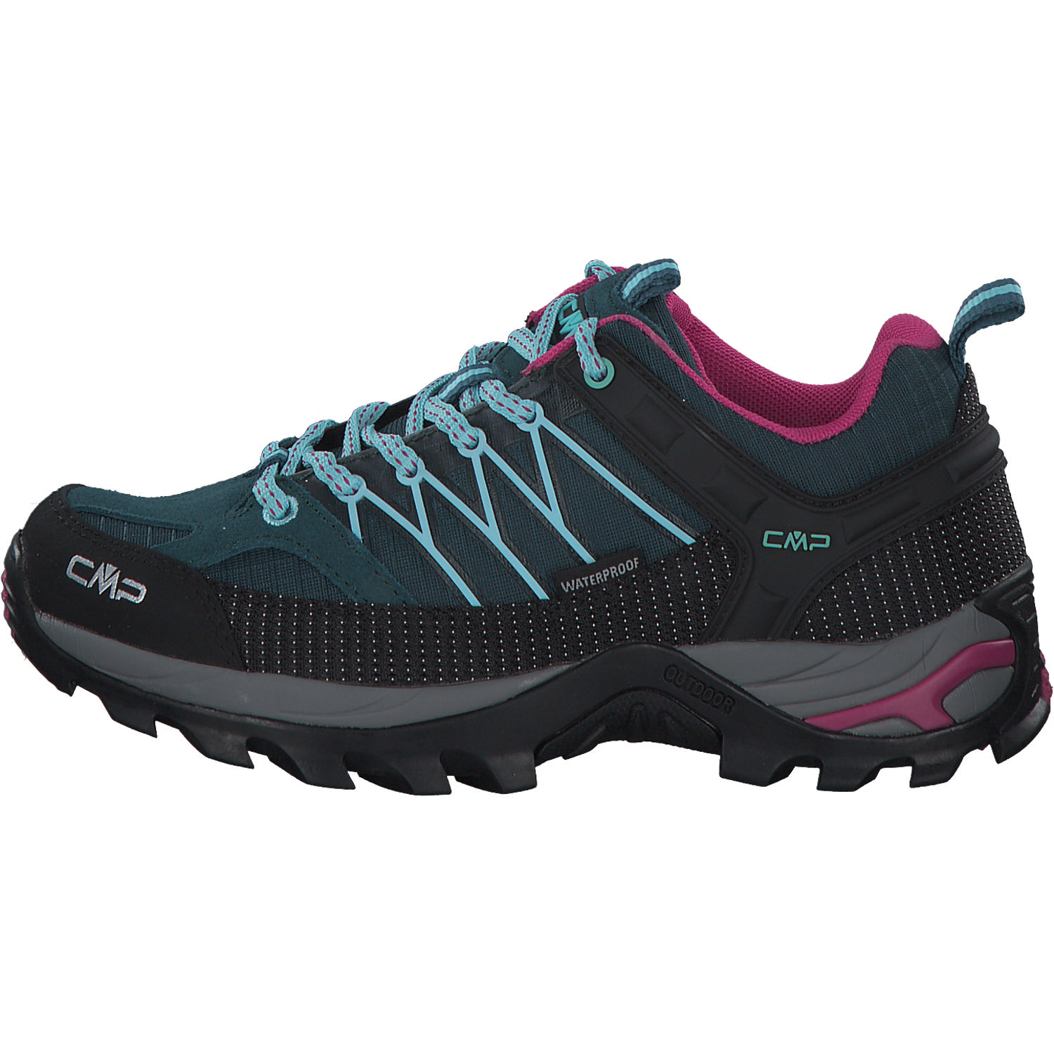 CMP Rigel 3Q54456, Trekkingschuhe, Damen, deep lake-acqua