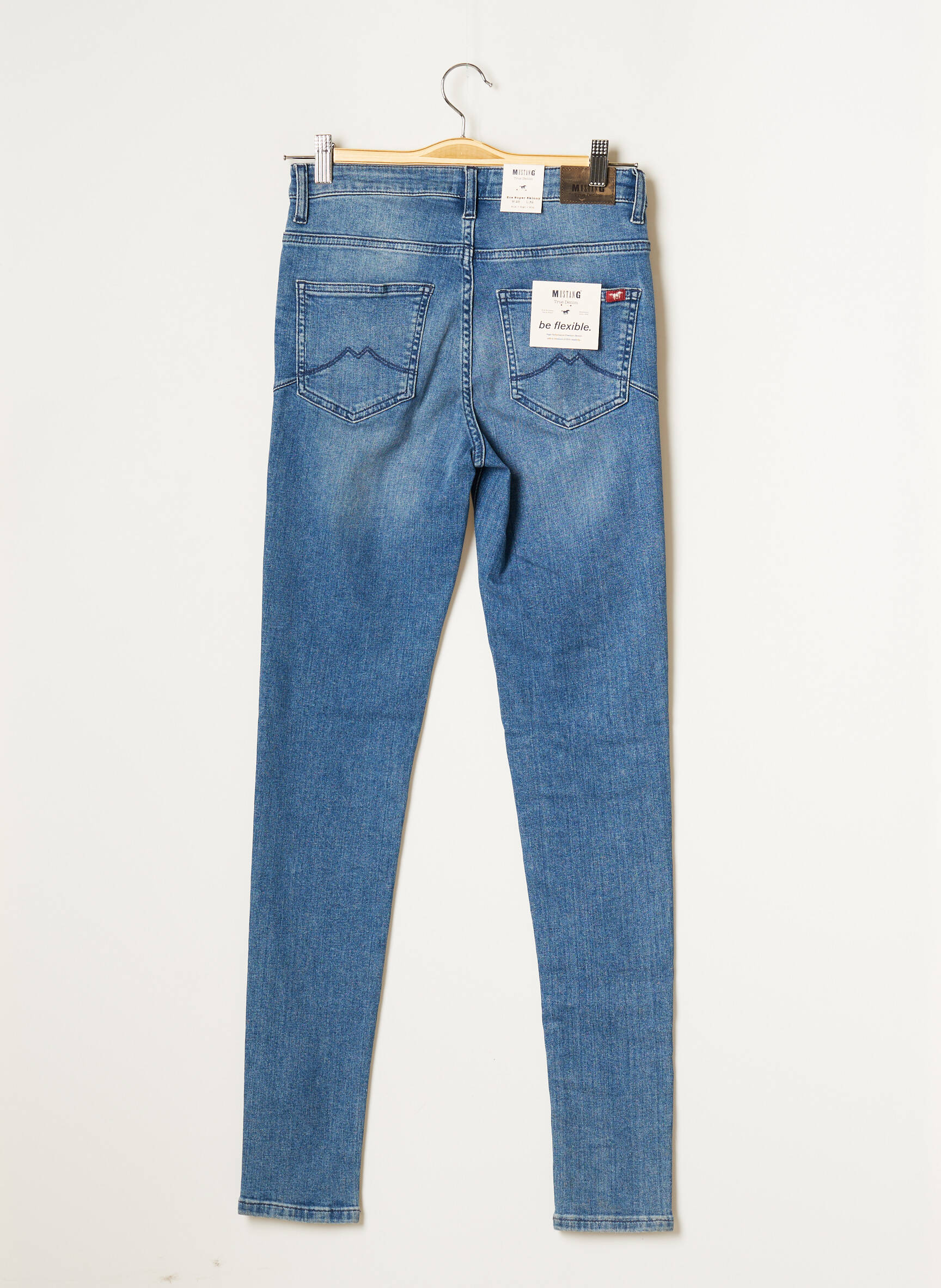 Mustang Jeans Skinny Femme couleur bleu