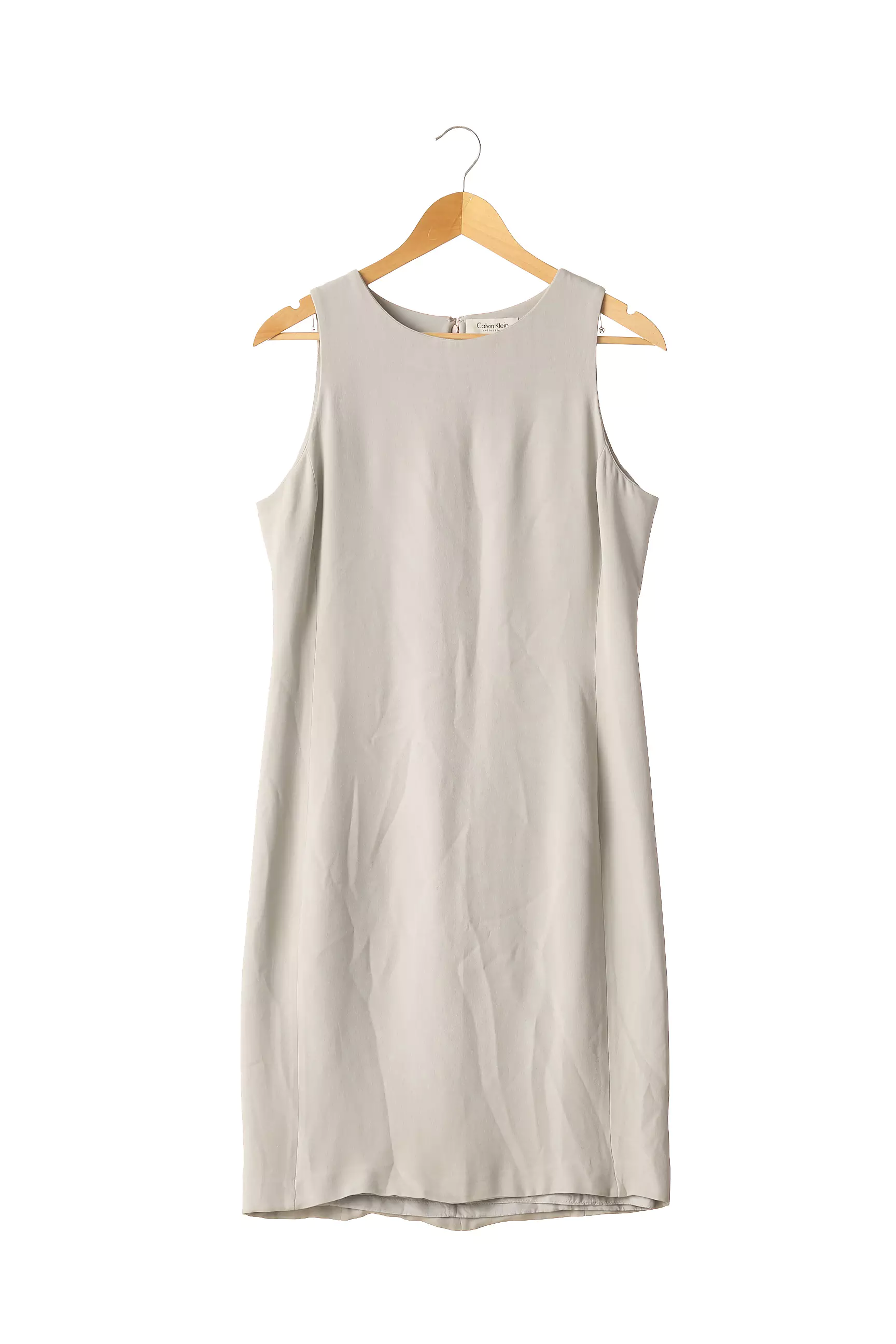 Calvin Klein Robes Mi Longues Femme couleur gris