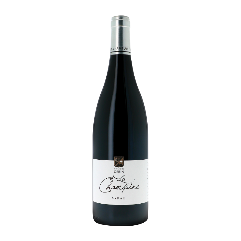 IGP Collines Rhodaniennes La Champine Syrah 2021 - IGP Collines Rhodaniennes - Rhône - Jean Michel Gerin (75CL.)
