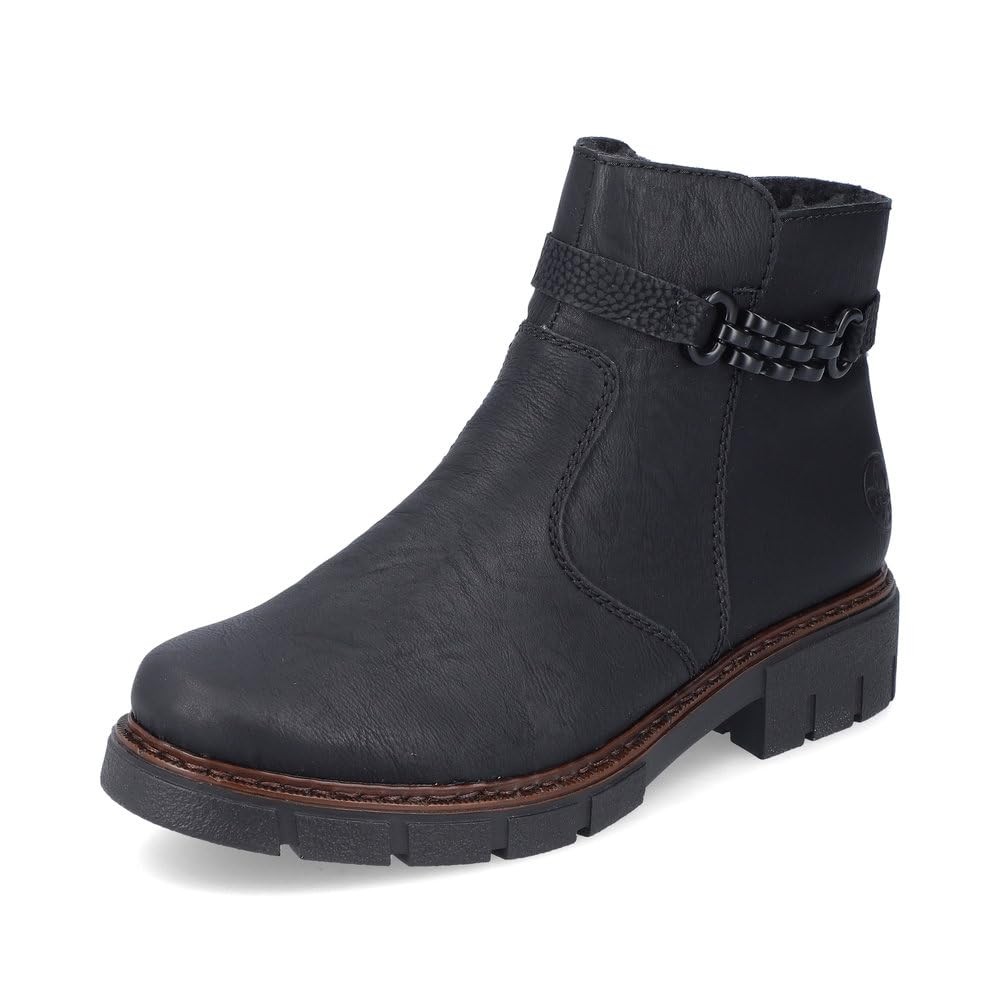 RIEKER Stiefeletten schwarz HWK Damen Stiefel