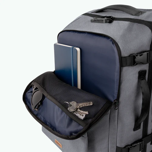 Getaria small grey 2-wheel soft suitcase