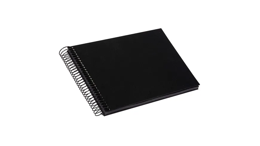 goldbuch Spiralalbum Bella Vista schwarz mit schwarzen Seiten, 17x23 cm