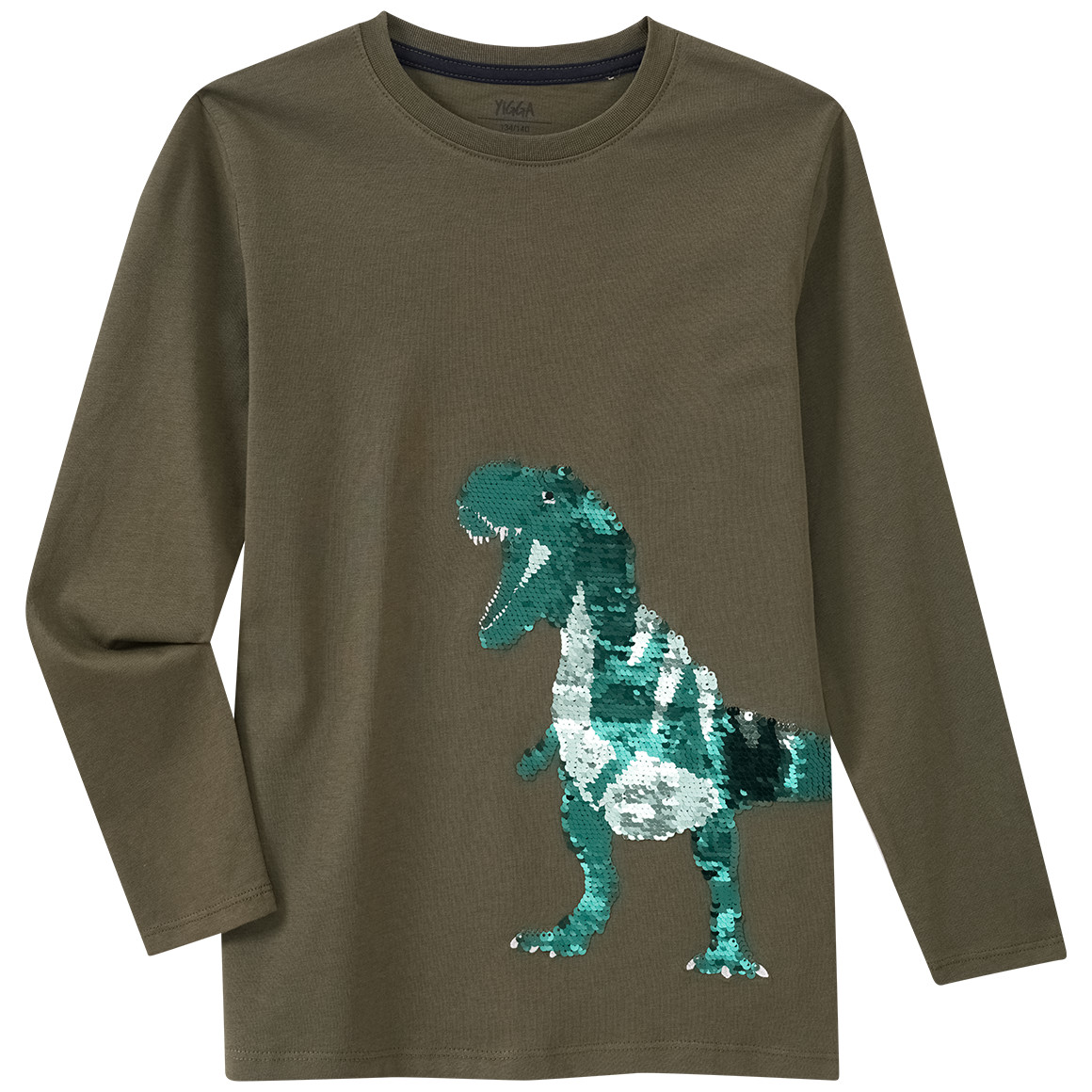 Jungen Langarmshirt mit Wendepailletten