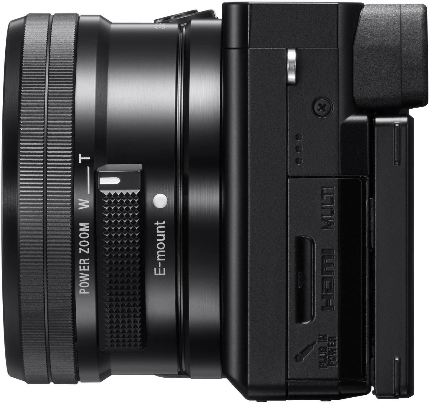 Sony Alpha 6100 Kit mit SELP1650 Systemkamera (SELP1650, 24,2 MP, Bluetooth, NFC, WLAN (Wi-Fi)
