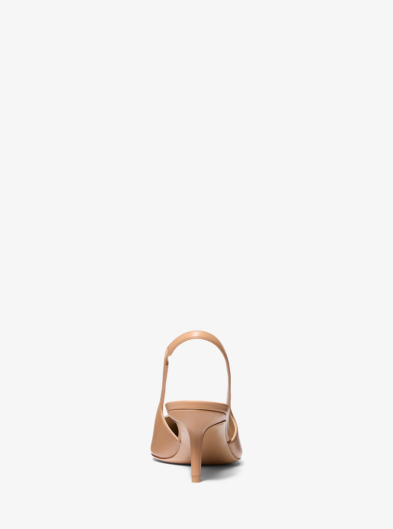 Emma Slingback-pumps i skinn - SUNTAN