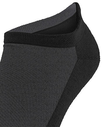 Burlington, Sneakersocken, Mikrofaser, schwarz