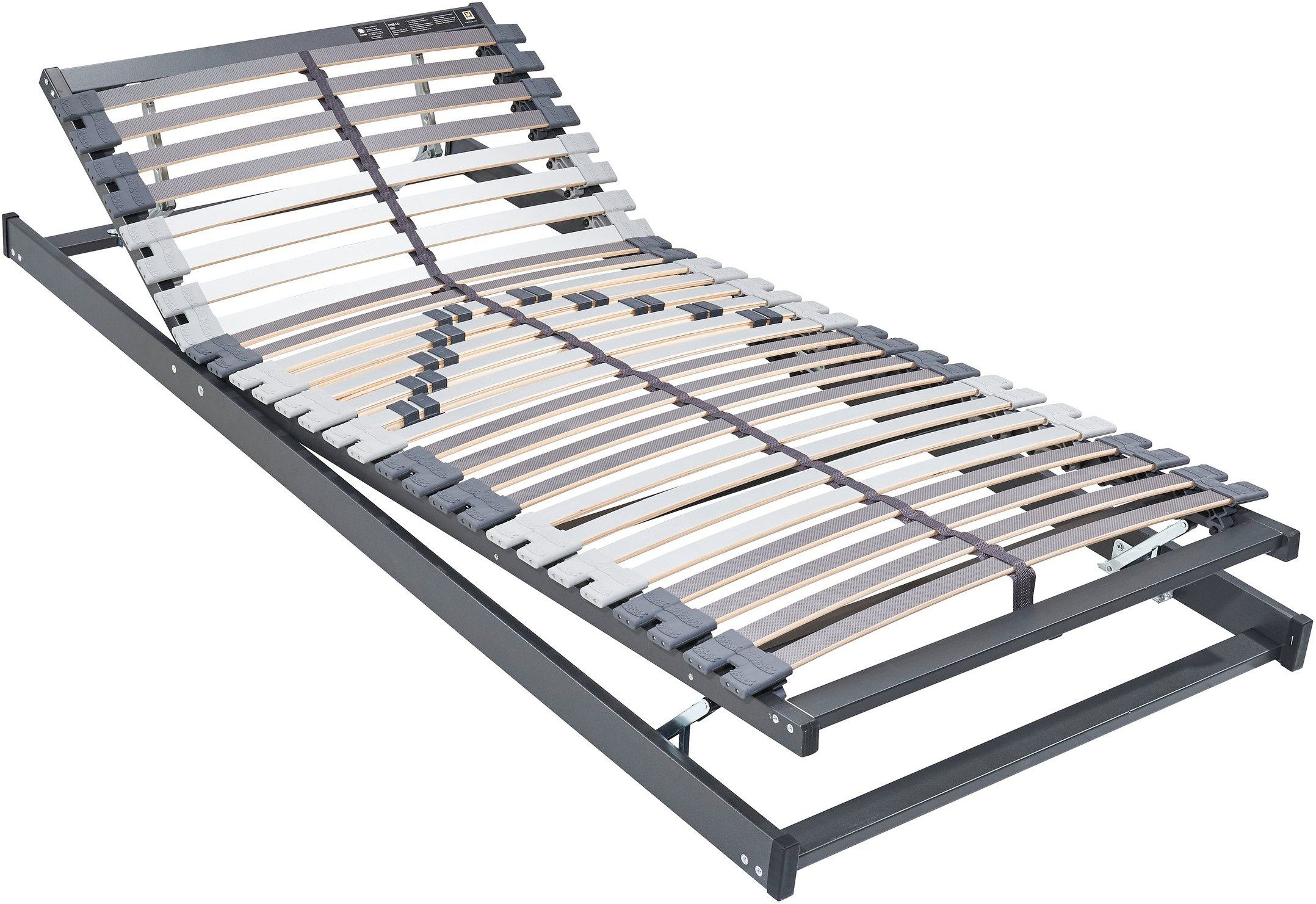 Lattenrost Orthomatic FHR 40 Flex, Musterring, Kopfteil manuell Verstellbar, Fußteil manuell verstellbar, 28 flexible Federholzleisten, mit 5 Jahren Herstellergarantie