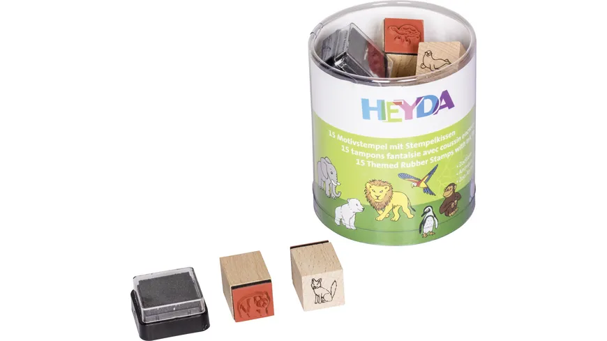 HEYDA Stempelset Zootiere