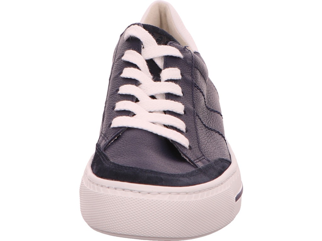 PAUL GREEN Freizeit Schnürer blau Soft Suede/M. Calf space