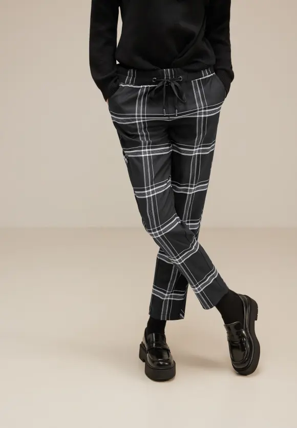 Street One Loose Fit Karohose