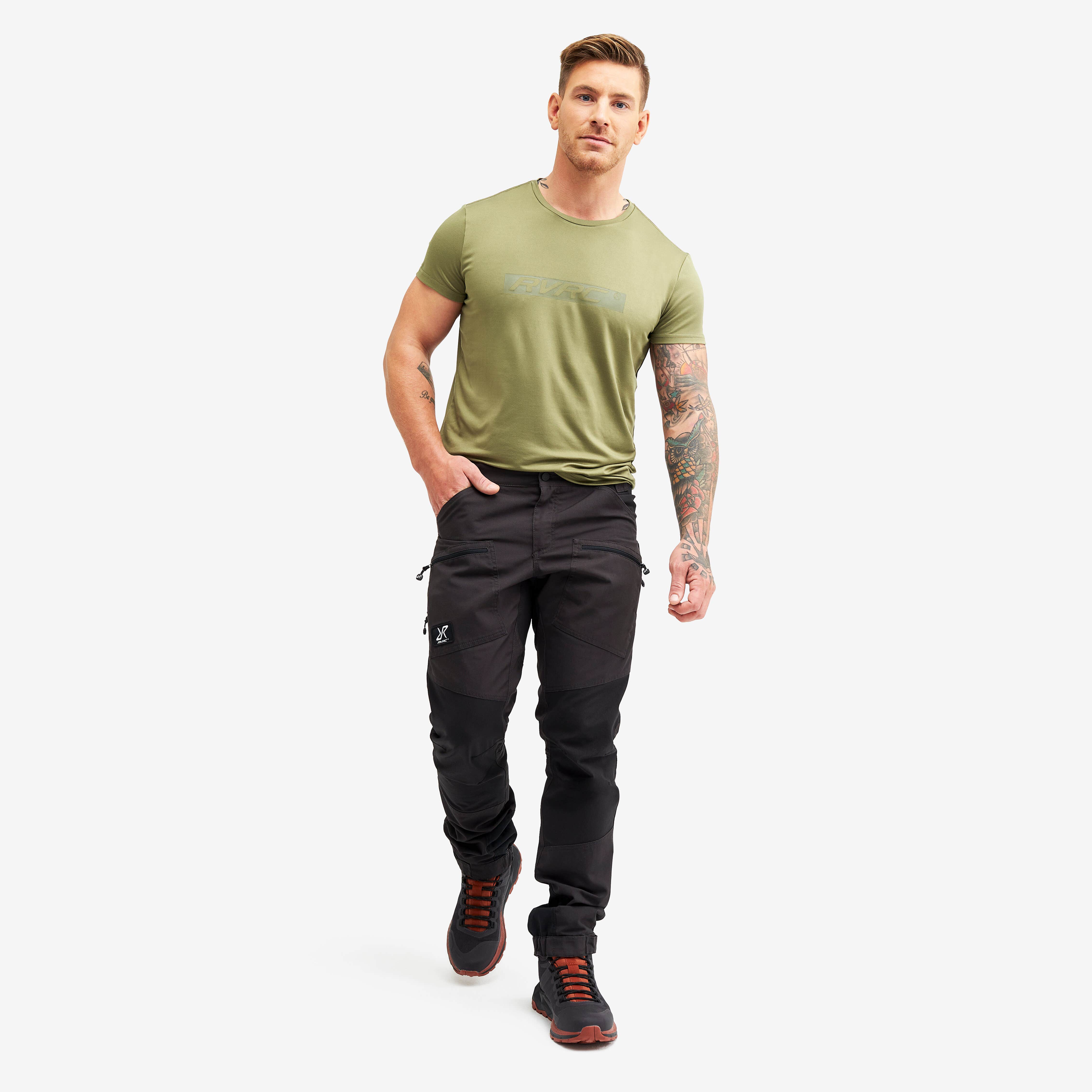 Backpacker Tee Homme Burnt Olive