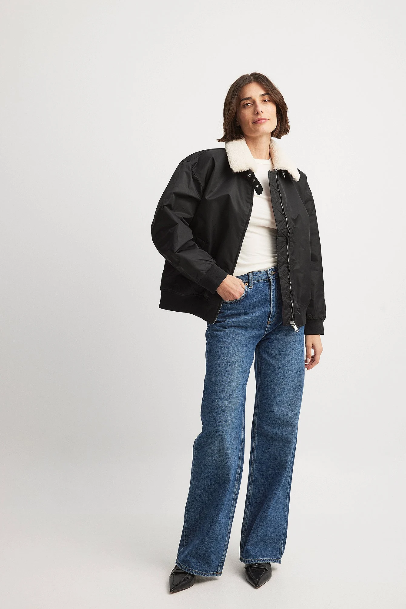 Oversize-Bomberjacke
