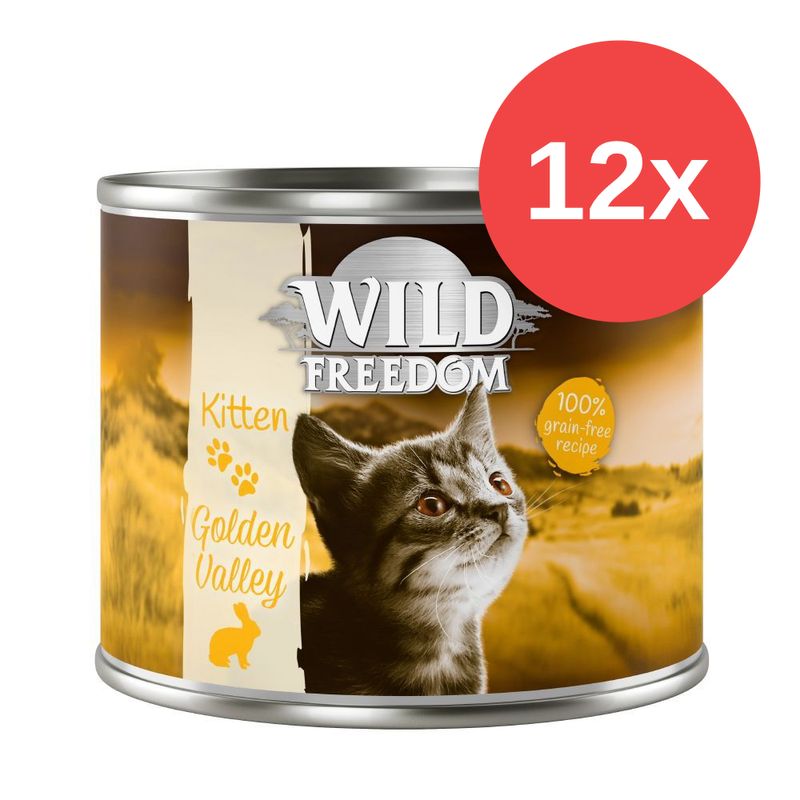 Sparpaket Wild Freedom Kitten 12 x 200 g zu TOP-Preisen | bitiba