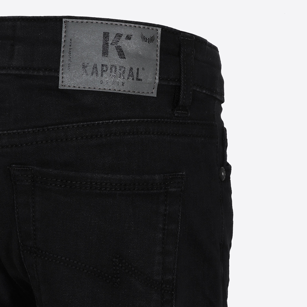 VOZ    Jean skinny Garçon noir délavé
