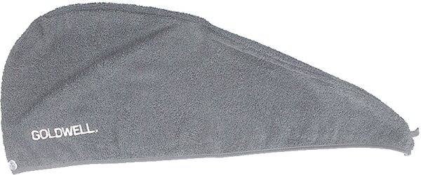 Goldwell Handtuch Wickelturban grau Handtuch
