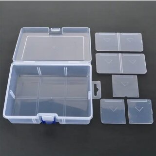 MK3 Sortierhilfe / Token Case / Plastik Box 16,4 x 11,8 x 5,8 cm (6 Fächer)