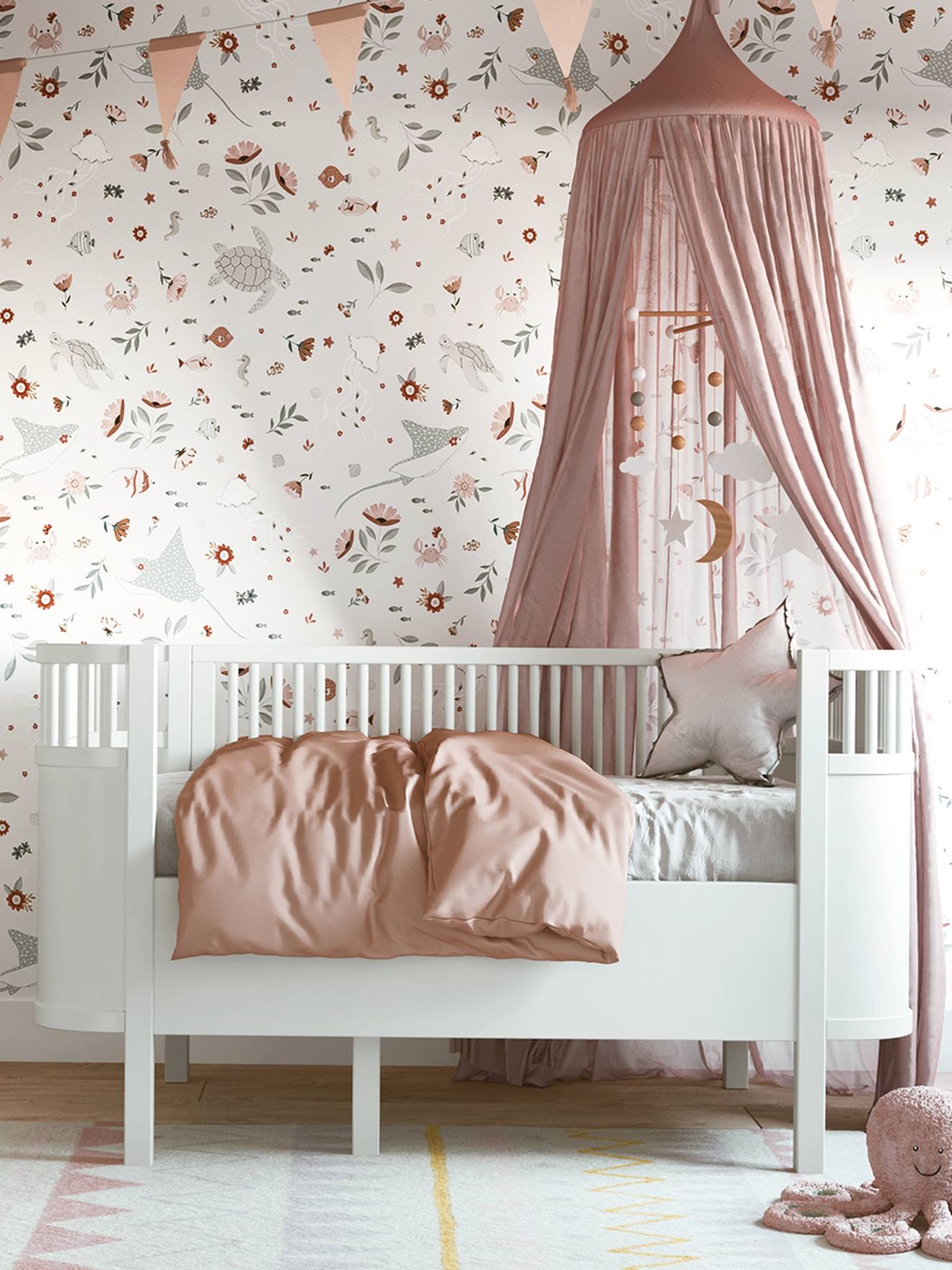 Lilipinso Kinderzimmer Vliestapete DREAMY SEALIFE LILIPINSO - mehrfarbig