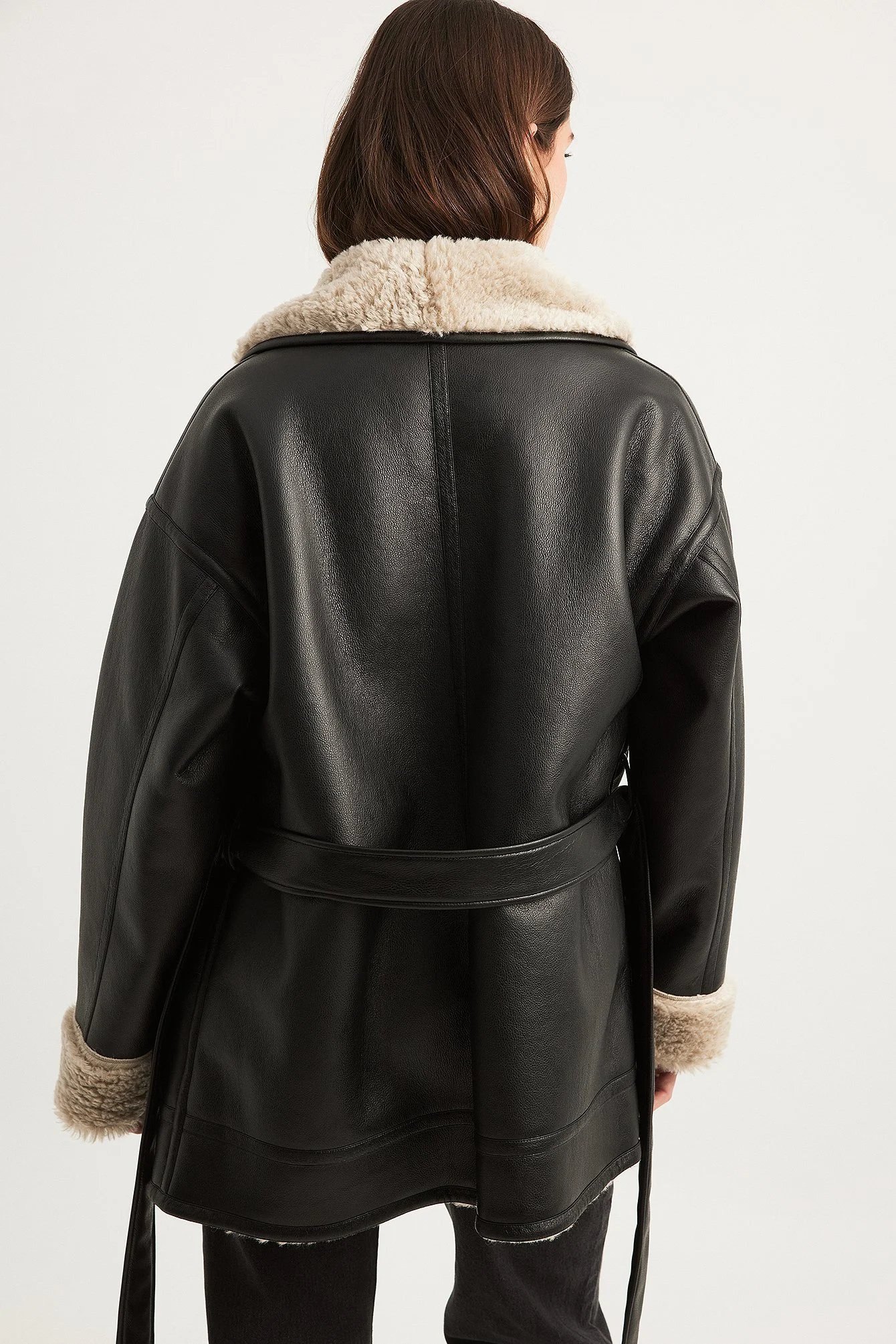 Bonded-Jacke mit Kragendetail