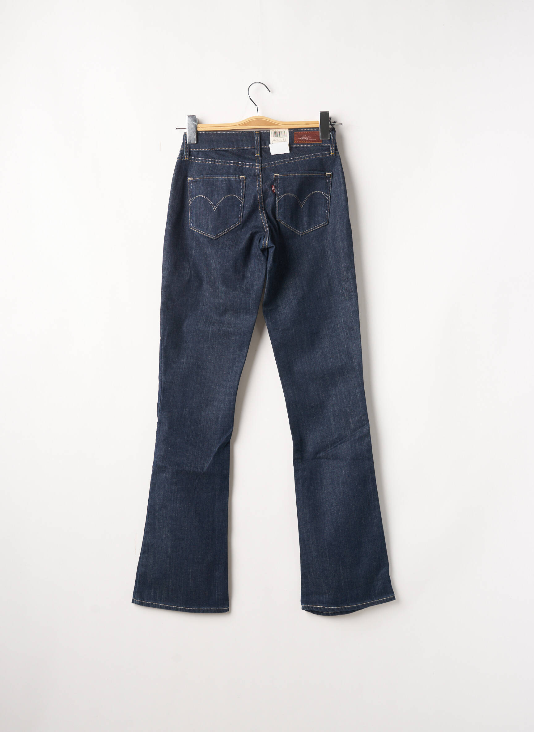 Levis Jeans Bootcut Femme couleur bleu
