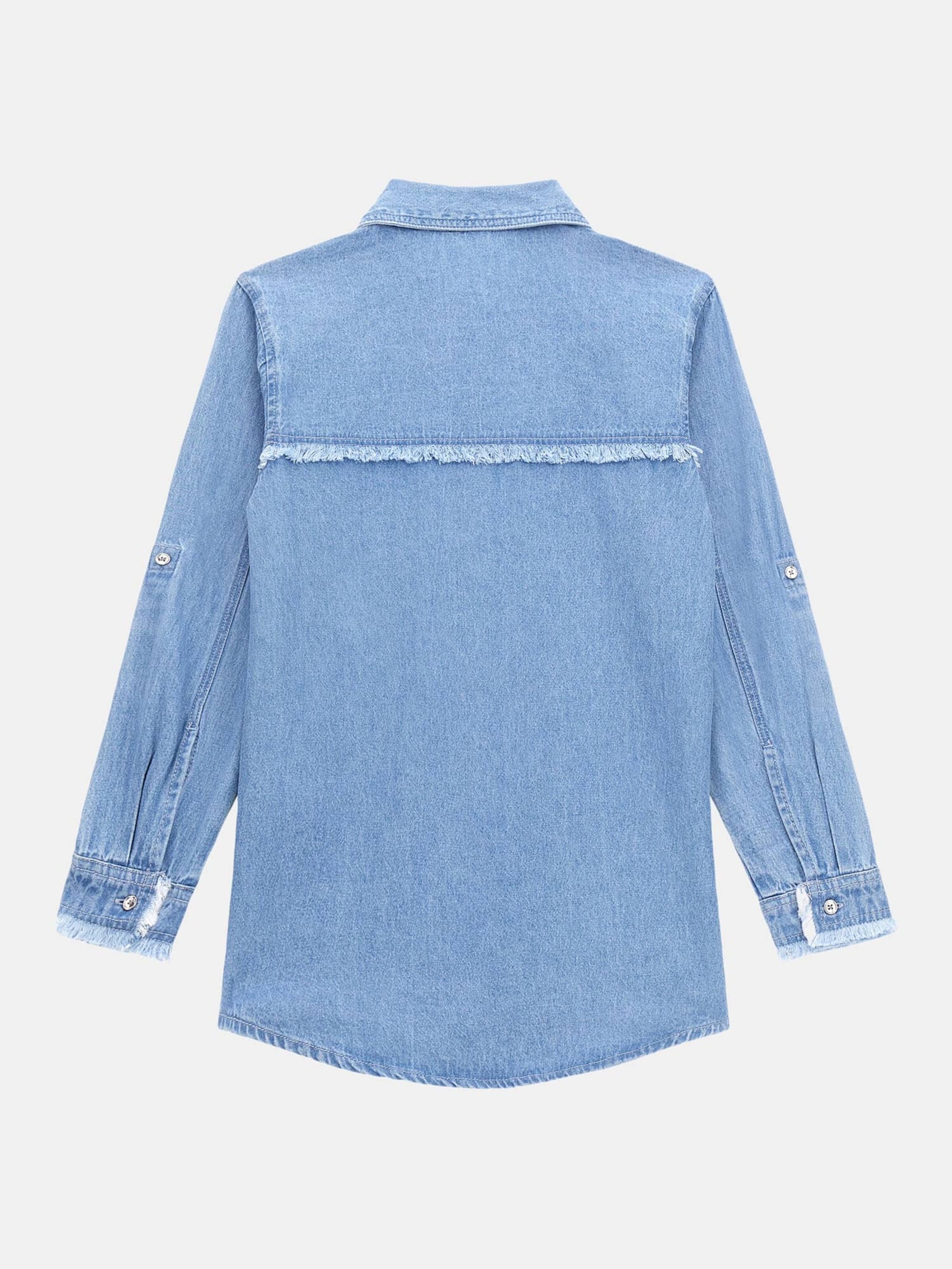 Regular fit Button Up Shirt 'Strasssteine'