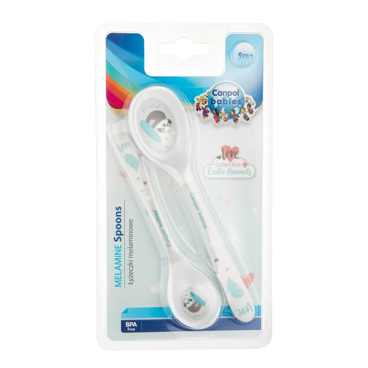 „Canpol“ egzotinių gyvūnų melamino šaukštelių rinkinys
