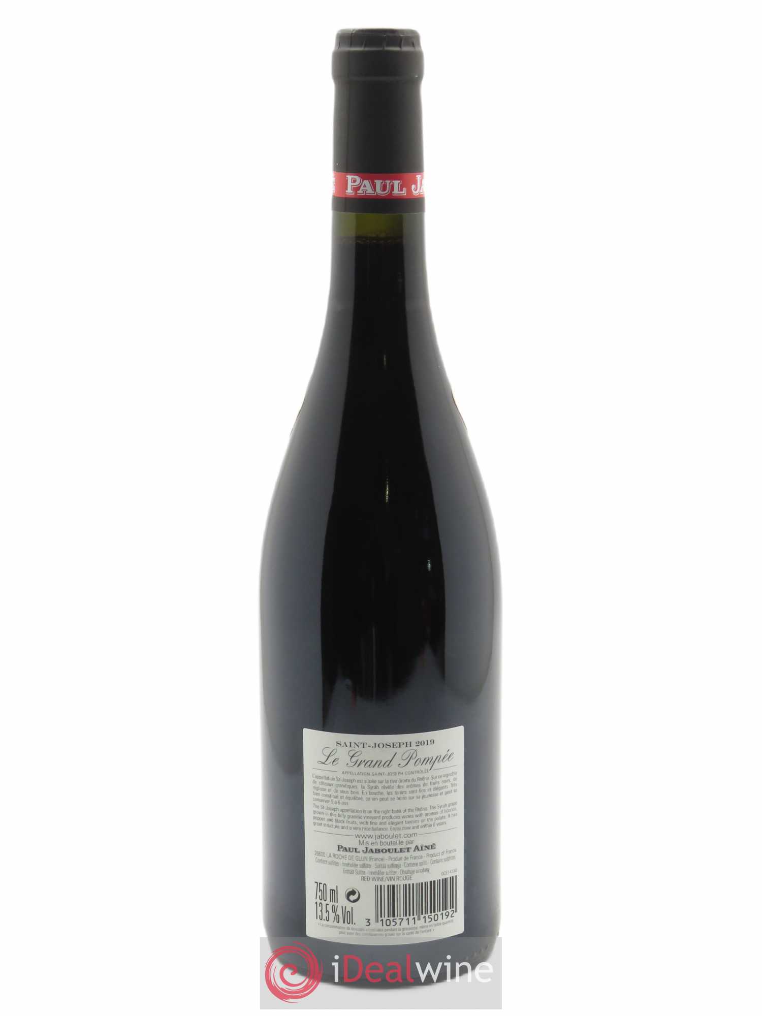 Saint-Joseph Le Grand Pompée Paul Jaboulet Ainé  2019 - Lot de 1 Bouteille