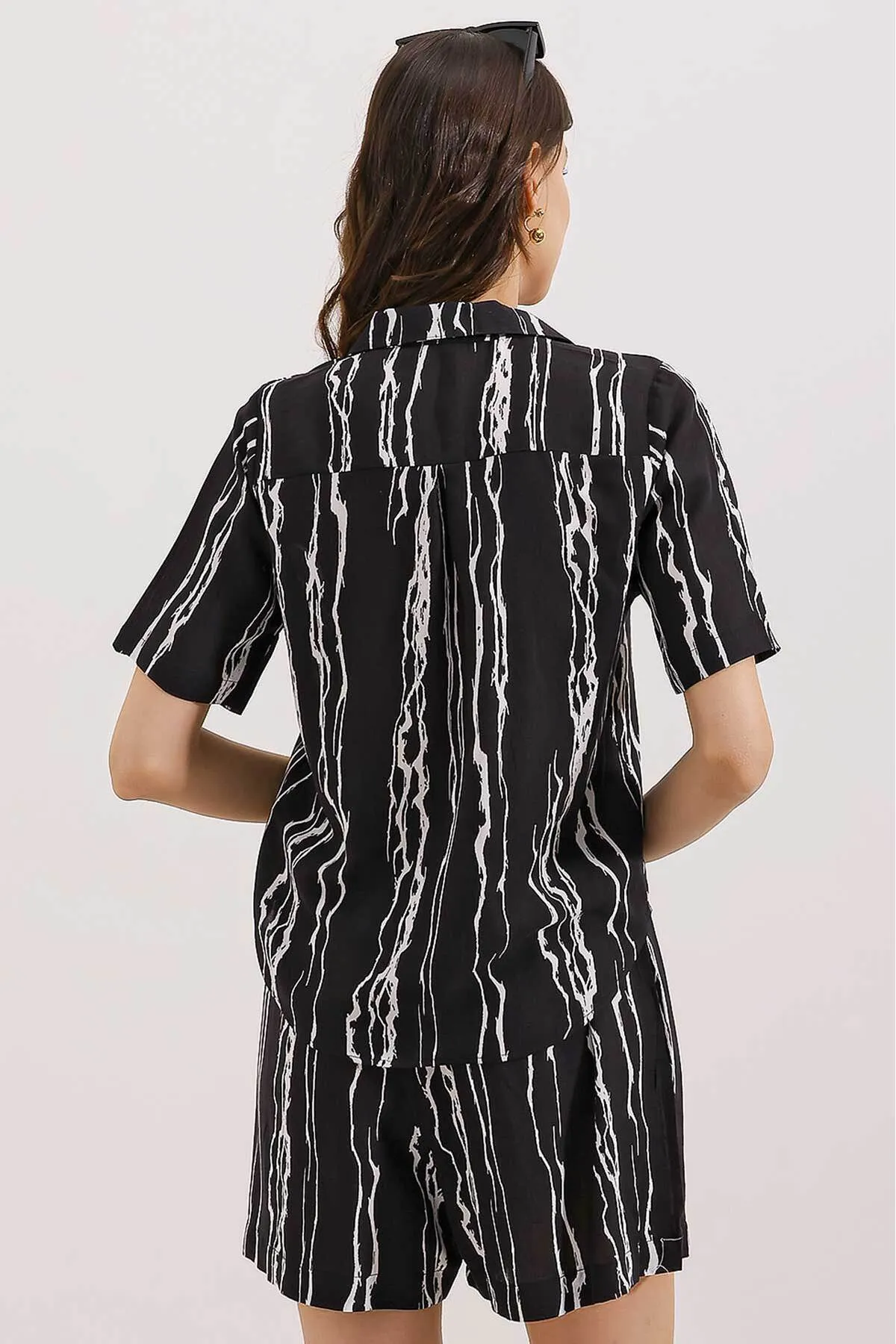 Bigdart  20190 Shorts-Shirt-Doppelset - Schwarz
