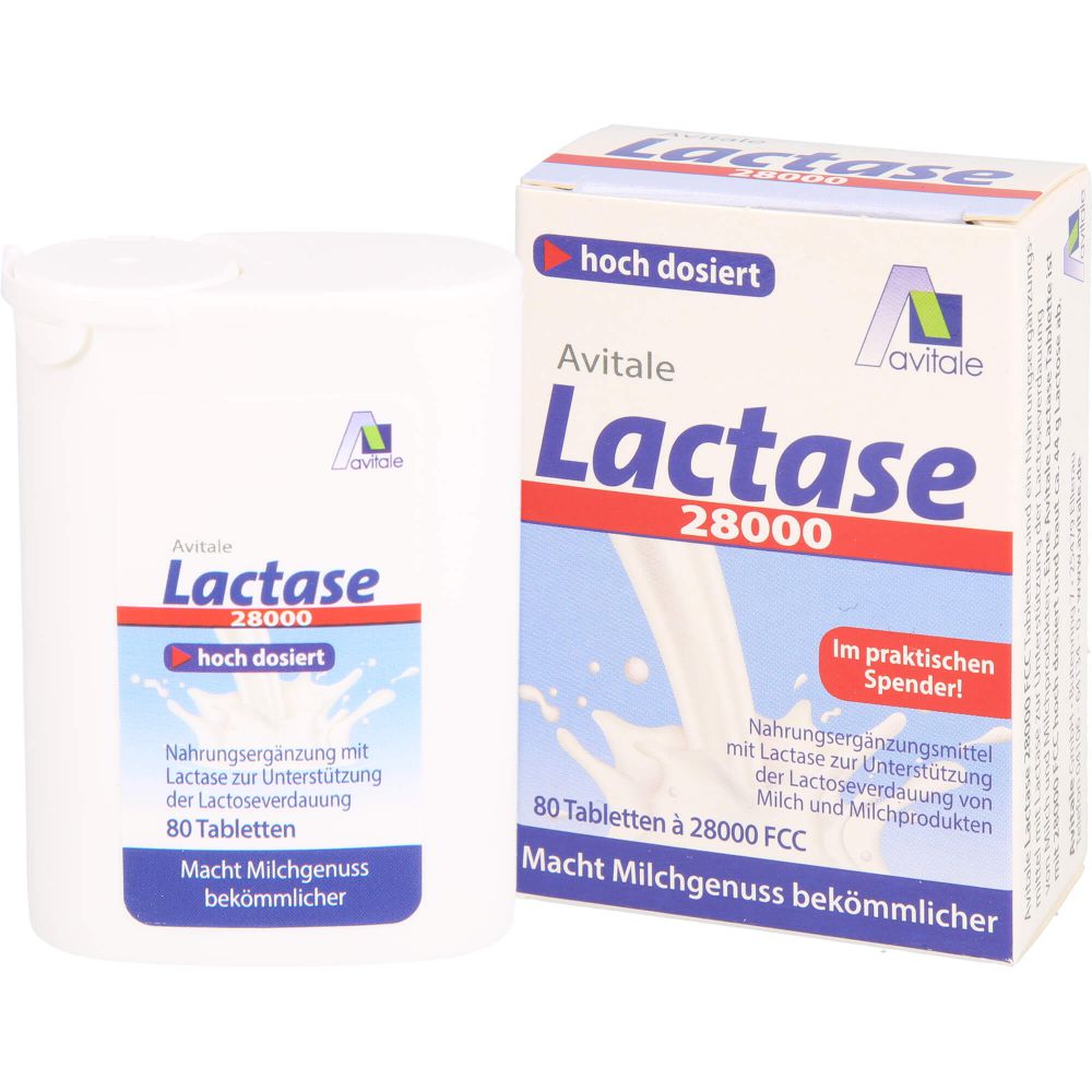 LACTASE 28.000 FCC Tabletten im Spender