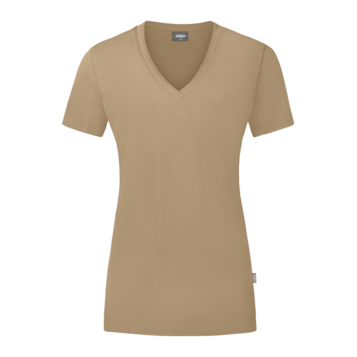 JAKO Organic T-Shirt Damen Beige F380
