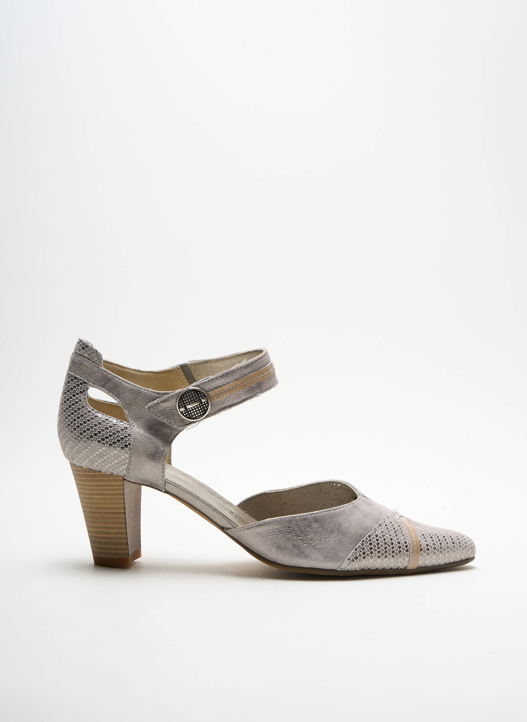 Geo Reino Sandales Nu Pieds Femme couleur gris