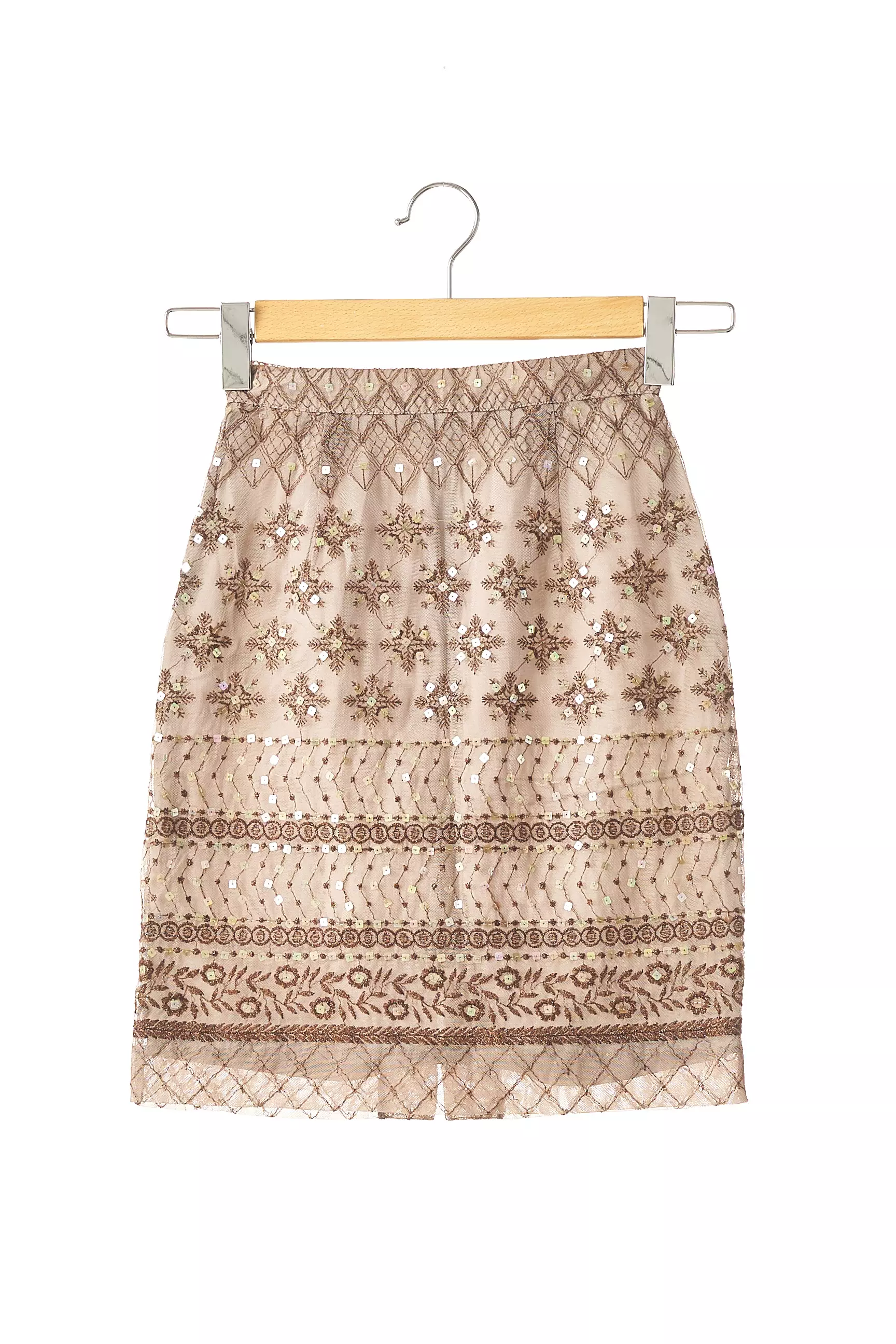 Apart Jupes Mi Longues Femme couleur marron