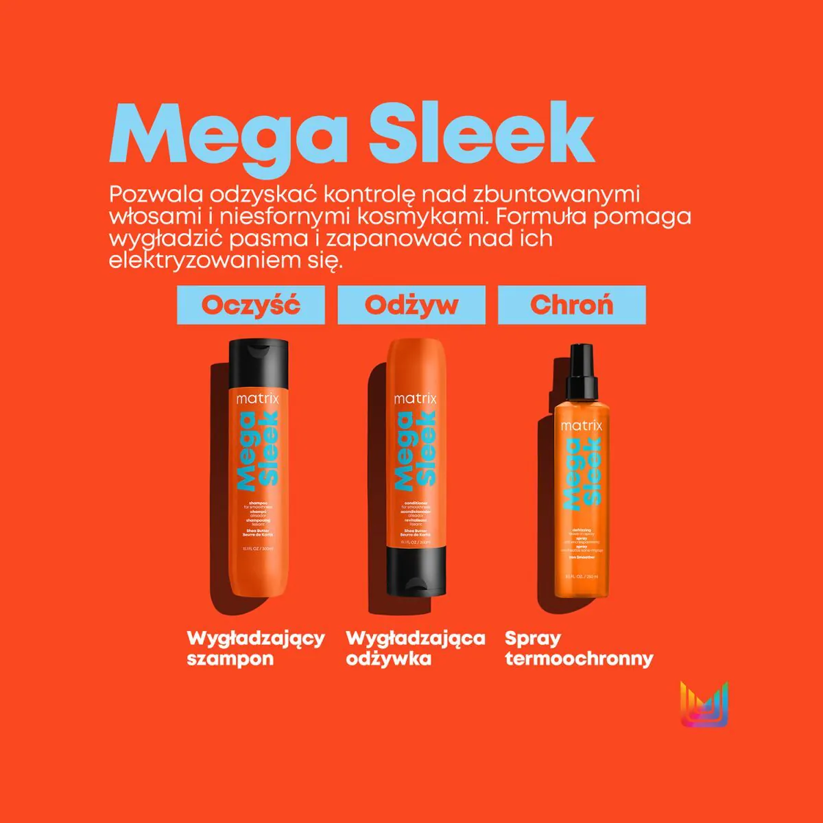 Matrix Total Results Mega Sleek Smoothing Shampoo
