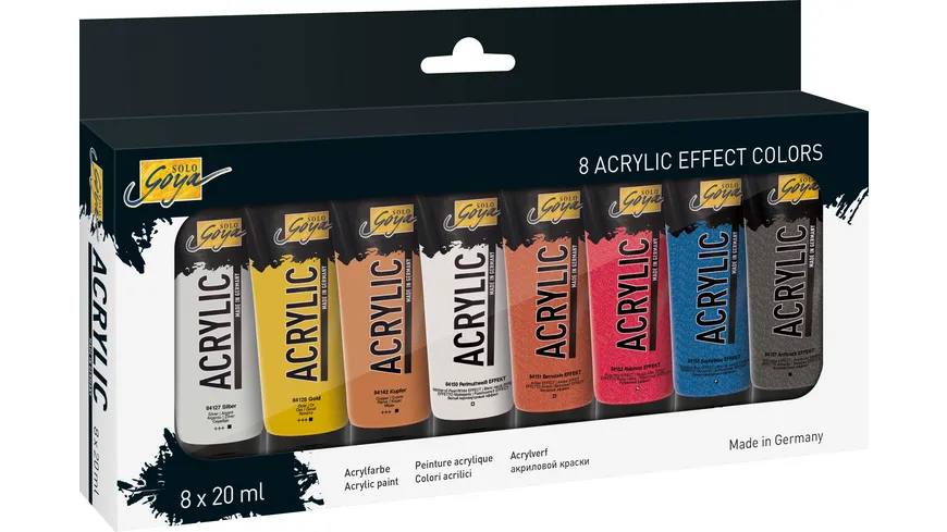 KREUL Acrylic-Effect Colors 8 x 20ml 160 ml