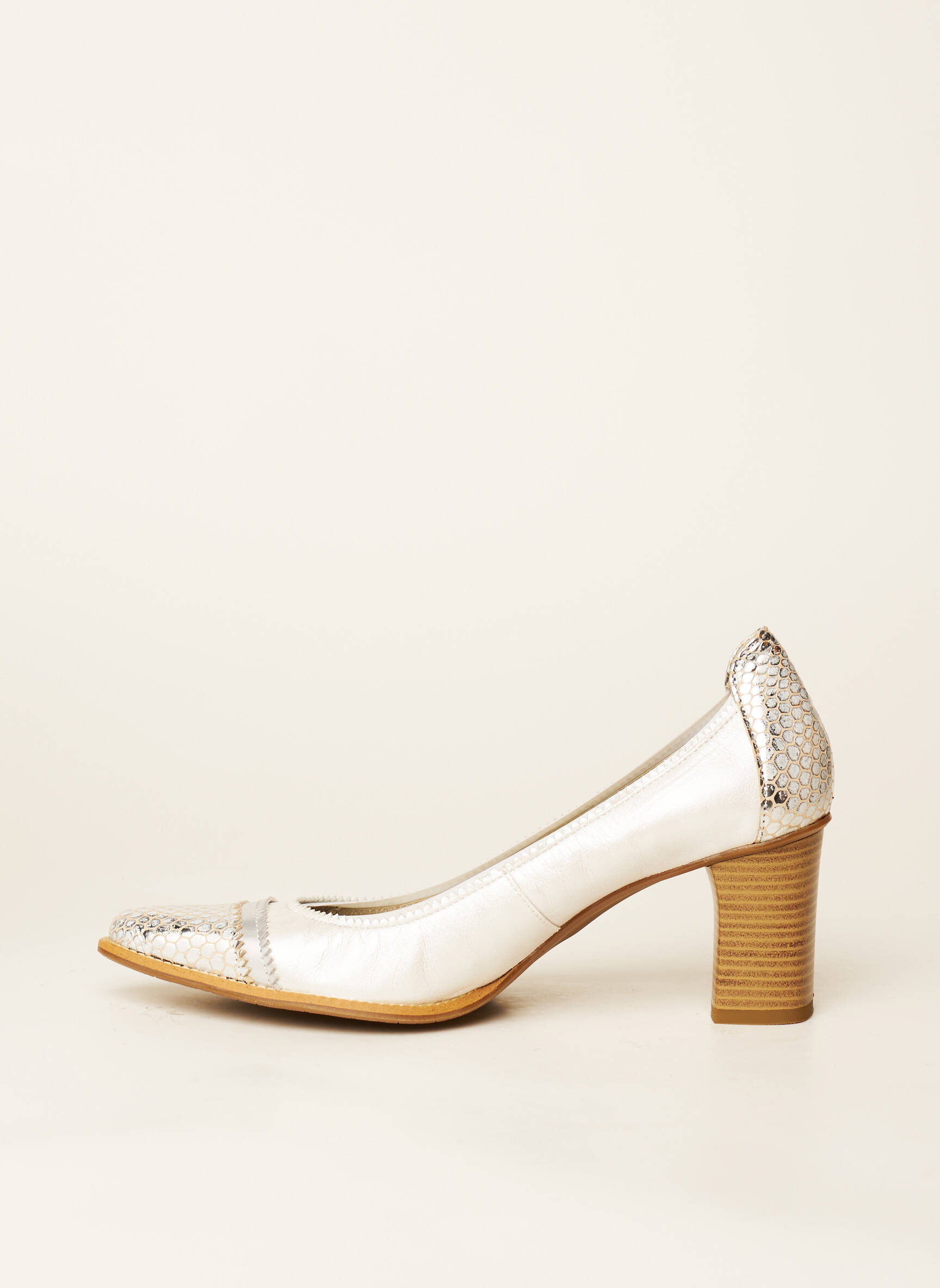 J Metayer Escarpins Femme couleur blanc