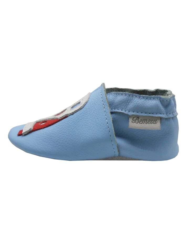 Yalion Leder-Krabbelschuhe 